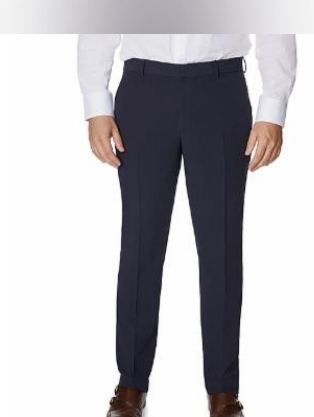 Buffalo David Bitton Navy Trent Men's Straight Leg Dress Pants sz 34x30